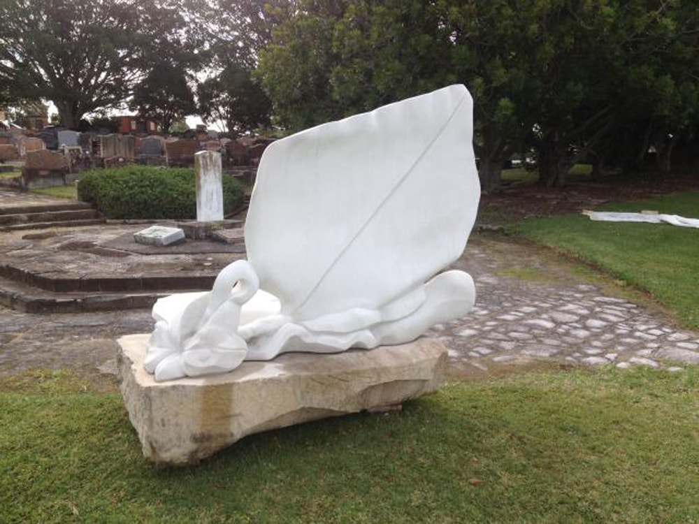 Resurrection sculpture detail
